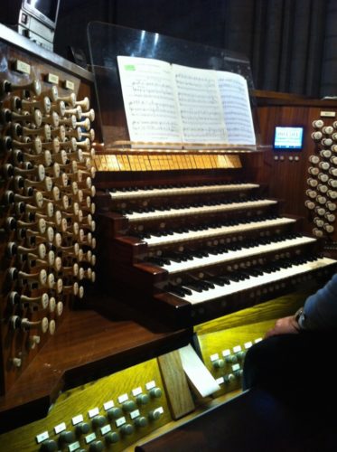 Console de Notre Dame de Paris.